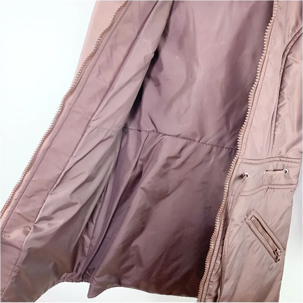 Head Vintage Brown‎ Fox Fur Trimmed Ski Jacket Sz 10